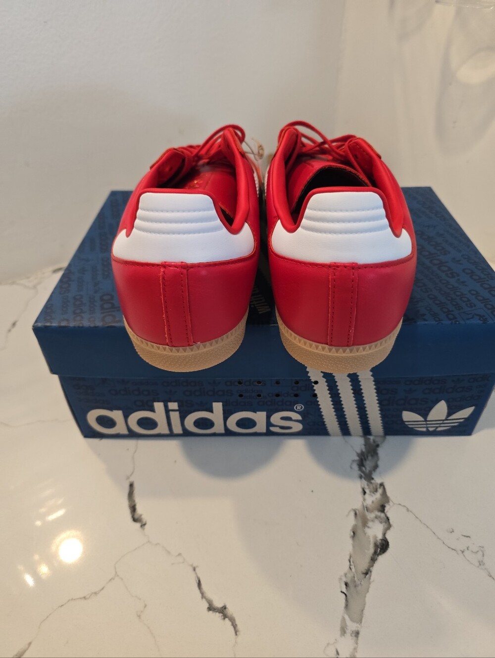 Adidas Samba OG Fourth of July Pack - Scarlet Men's Size 11.5 NWOB - Picture 7 of 11